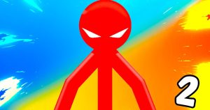 Red Stickman Vs Monster School 2